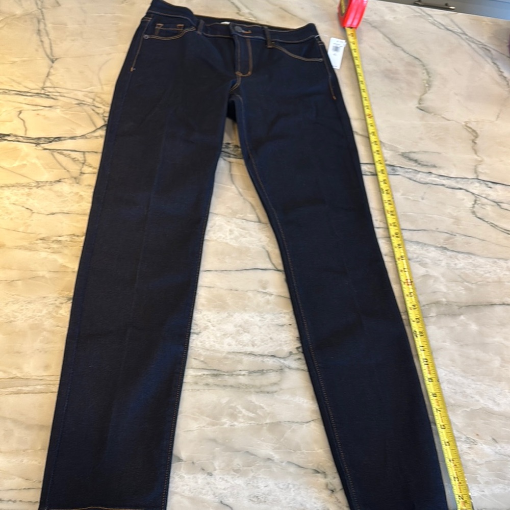 Old Navy Power Slim Straight Blue Skinny Jeans size 4 TALL NWT
